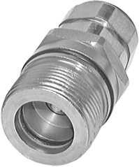 Exemplary representation: Quick-release screw couplings with female thread, socket