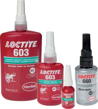 Exemplary representation: Loctite anaerobic joints