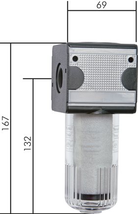 Exemplary representation: Vacuum filter - Multifix series 2, standard