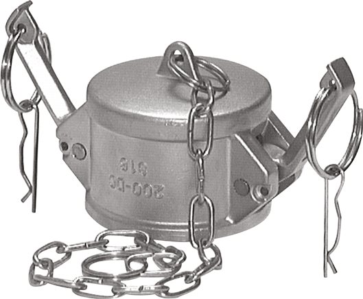 Exemplarische Darstellung: Verschlusskappe für Schnellkupplungsstecker, Edelstahl (1.4408)