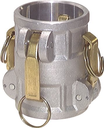 Exemplary representation: Quick coupling connector for plugs, aluminium