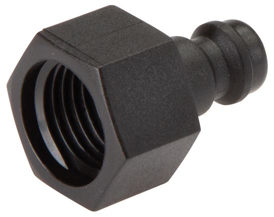 Exemplary representation: Coupling plug with threaded connection, POM