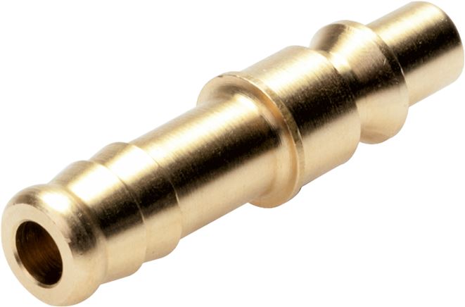 Exemplary representation: Coupling plug with grommet, ARO / ORION NW 5.5, brass