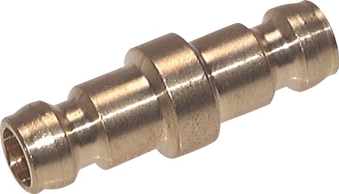 Exemplary representation: Connector plug without valve with 9 mm connections