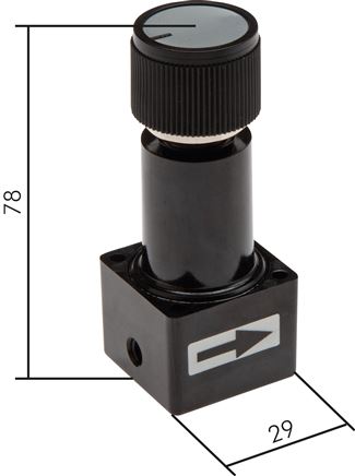 Exemplary representation: Precision vacuum regulator (miniature)